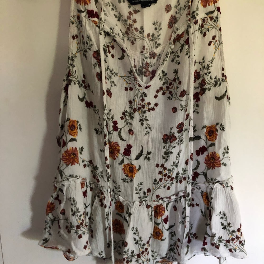 american eagle floral tank top